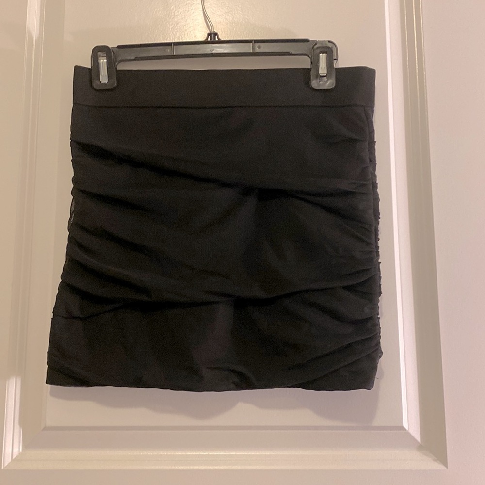 Mini Skirt with Zipper Back
